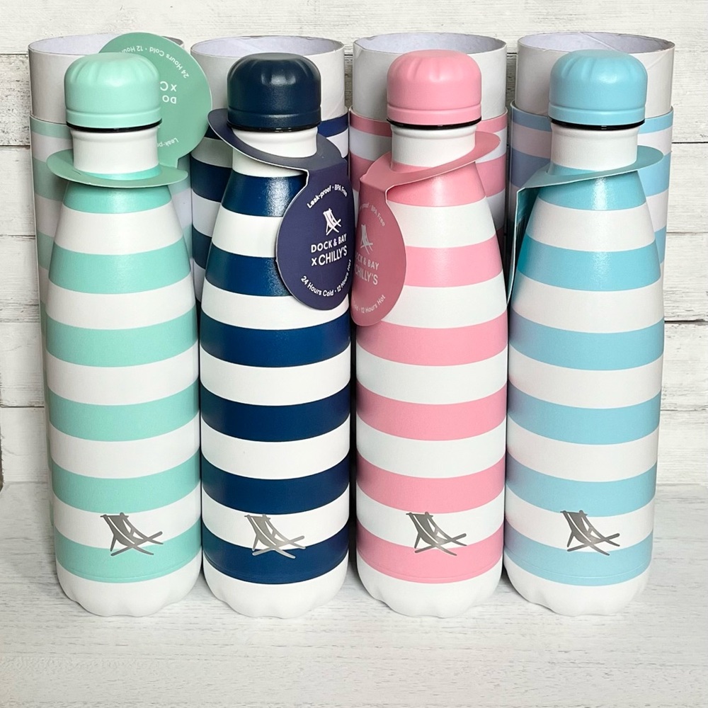 Dock & Bay Chilly’s Water Bottle BNWT and Tube! PRICE IS FOR ONE